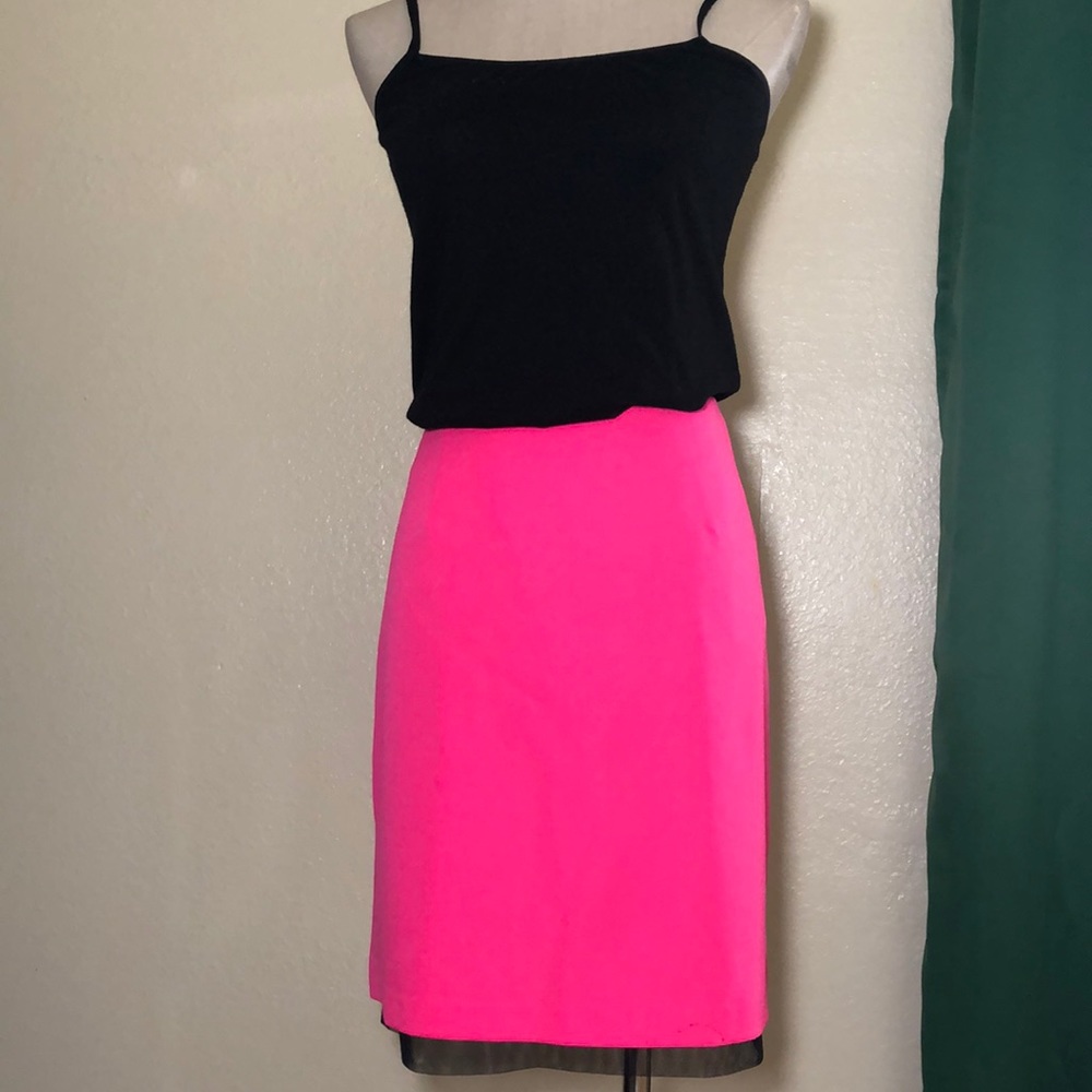 Hot Pink Pencil Skirt